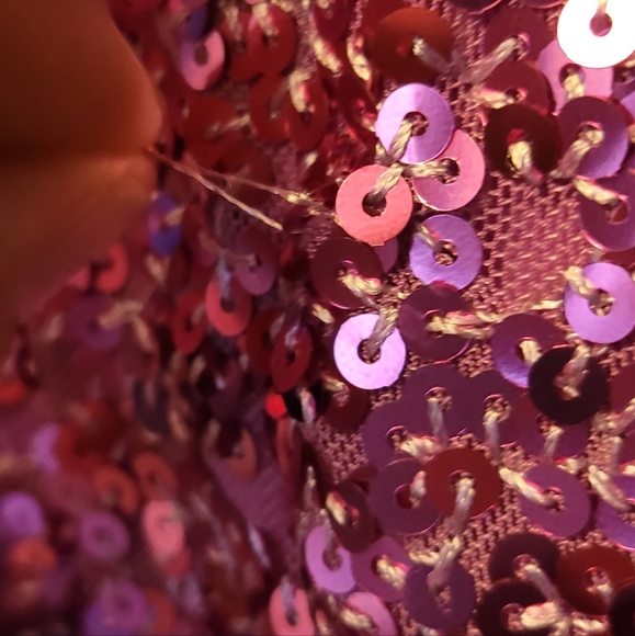 Pink Sequin Dress - Picture 4 of 5